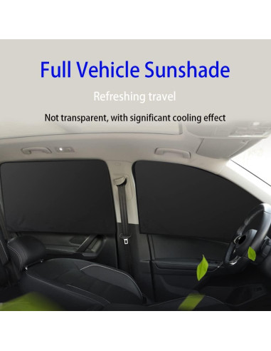 Sombrillas para Ventanas de Auto Middrivr 2PCS UV y Privacidad