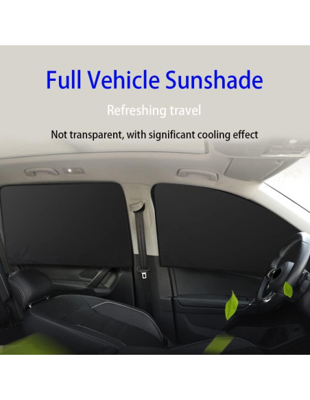 Sombrillas para Ventanas de Auto Middrivr 2PCS UV y Privacidad