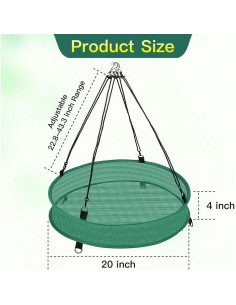 Bandeja Capturadora de Semillas YPDiXDi 50.8 cm Verde 2
