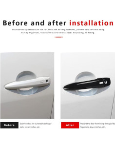 Cubierta de Manija de Puerta DLOVEG para Nissan Altima/Sentra/Rogue 2