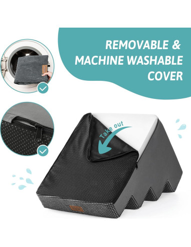 Escaleras para Perros COZY KISS 4 Pasos 15.7" H Antideslizante