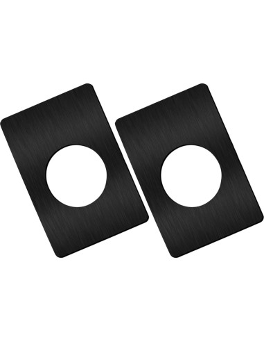 Placa de Refuerzo para Puerta HARSKIYER - Acero Inoxidable Negro