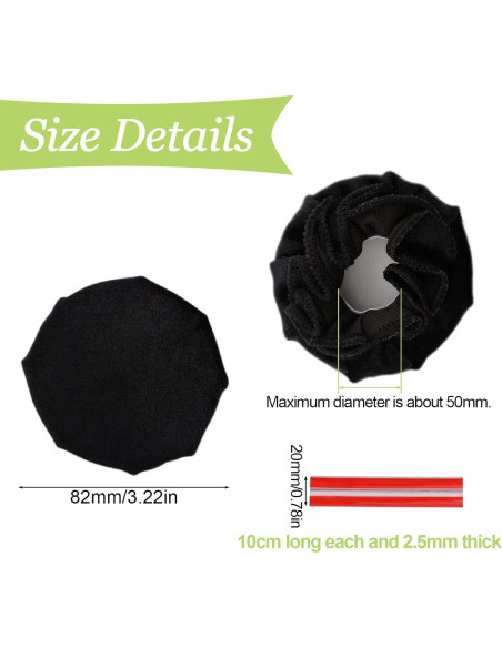 Cubiertas de Manijas de Puerta UFURMATE 2 Piezas Negras