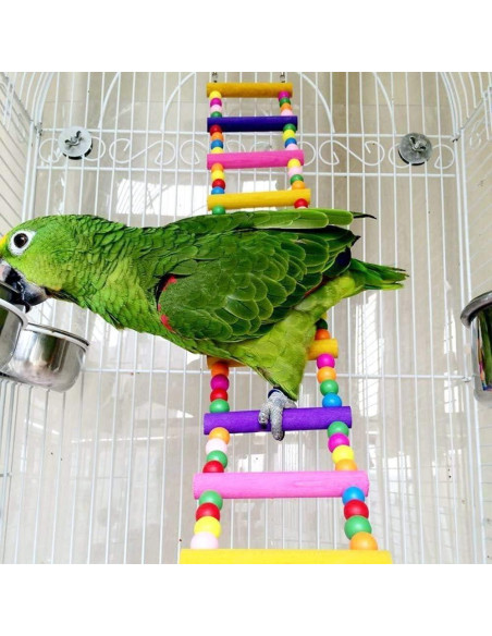 Juguete de Escalera para Aves Litewood 60 cm Colorido
