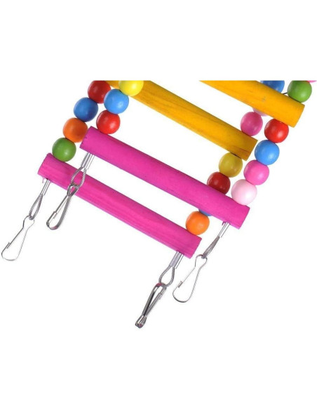 Juguete de Escalera para Aves Litewood 60 cm Colorido