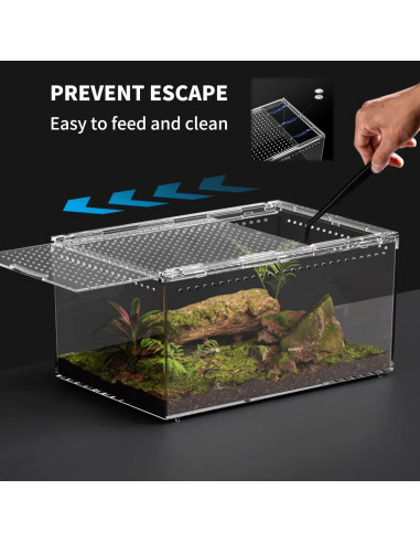 Recinto para Reptiles Reptile Growth 40.6x25.4x20.3 cm Apilable