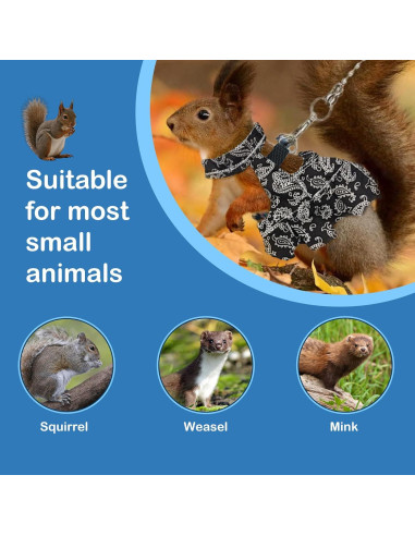 Arnés y Correa Ajustable HOKABLE para Mascotas Pequeñas S