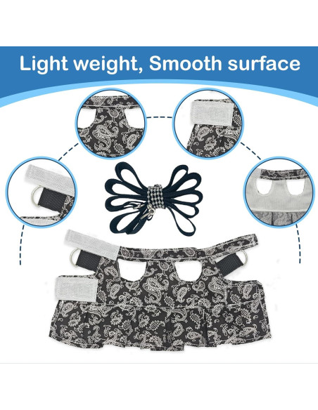 Arnés y Correa Ajustable HOKABLE para Mascotas Pequeñas S