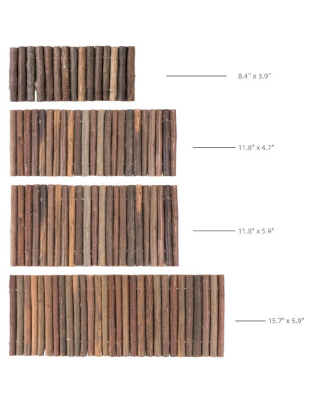 Puente de Escalera de Madera Niteangel para Hámster y Roedores