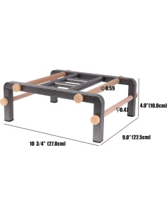 Perch de Entrenamiento para Aves Grandes Halinfer - Escalera de Metal y Madera 2