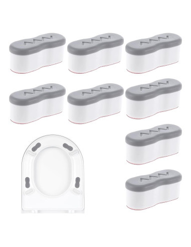 8 Amortiguadores Universales para Asiento de Inodoro HJZHII