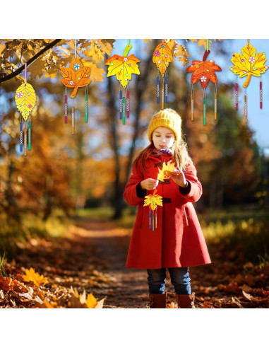 Kit de Campanas de Viento de Otoño DECYOOL 14 Piezas DIY