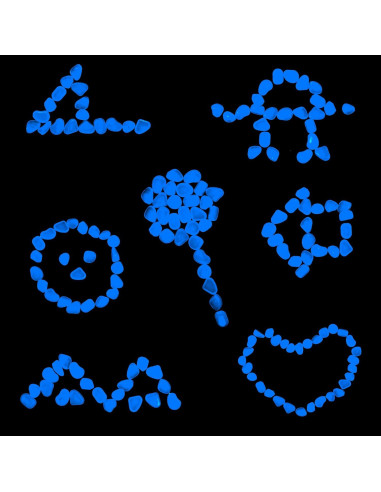 Piedras Luminosas Oubest 150PCS 2cm Multicolor para Jardín