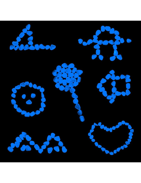 Piedras Luminosas Oubest 150PCS 2cm Multicolor para Jardín