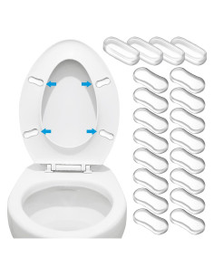 20 Amortiguadores Universales para Asiento de Inodoro Abeillo