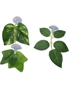 2 Almohadillas de Hoja Verde Tangseajiao para Acuario 2