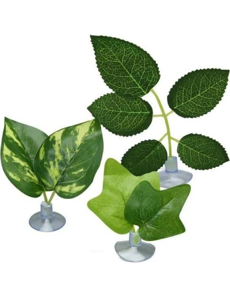 2 Almohadillas de Hoja Verde Tangseajiao para Acuario