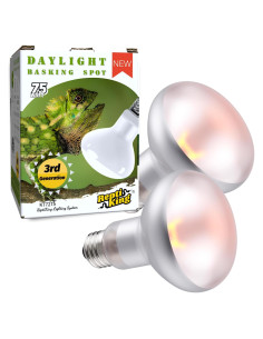 Lámpara de Calor ReptiKing 75W para Reptiles - Paquete de 2
