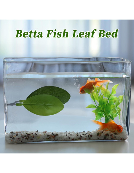 Cama para pez Betta CAPASTEC, hamaca ovalada de plástico verde