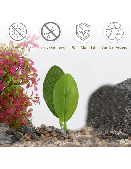 Cama para pez Betta CAPASTEC, hamaca ovalada de plástico verde