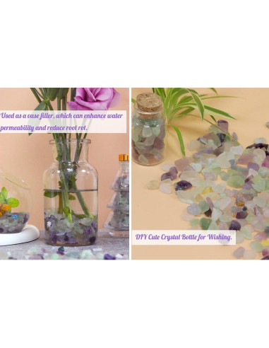 Grava de Acuario YATOJUZI 0.20kg Cristales Naturales Curativos