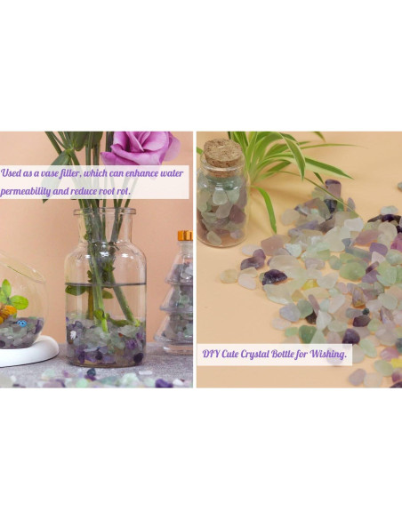 Grava de Acuario YATOJUZI 0.20kg Cristales Naturales Curativos