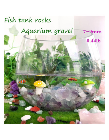 Grava de Acuario YATOJUZI 0.20kg Cristales Naturales Curativos