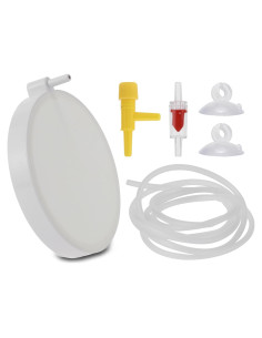 Piedra de aire para acuarios CAPASTEC 10 cm con tubo y ventosas