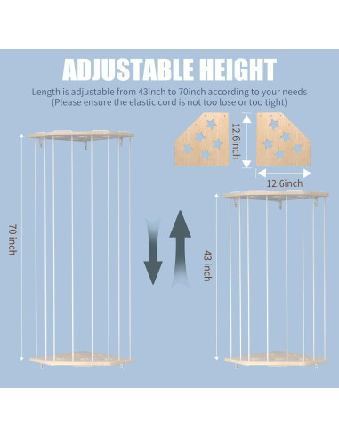 Estante de Almacenamiento de Animales de Peluche Viktorpai