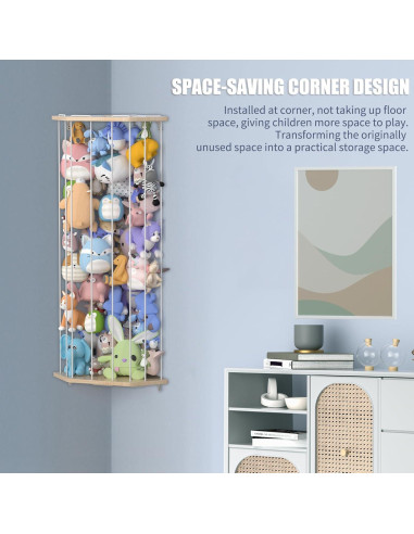 Estante de Almacenamiento de Animales de Peluche Viktorpai