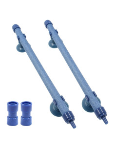Barra de piedra de aire Coufce 17.78 cm azul 2 piezas