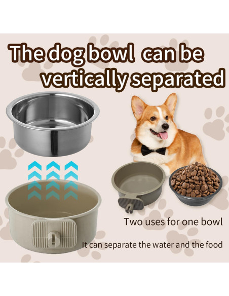 Cuencos de Acero Inoxidable para Mascotas MRSXXNTY 2 Pcs S