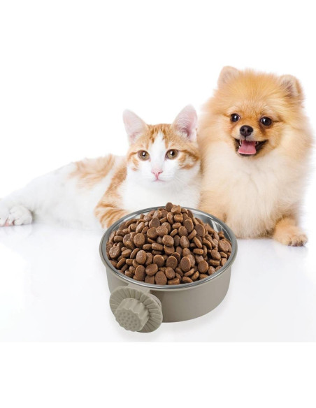 Cuencos de Acero Inoxidable para Mascotas MRSXXNTY 2 Pcs S