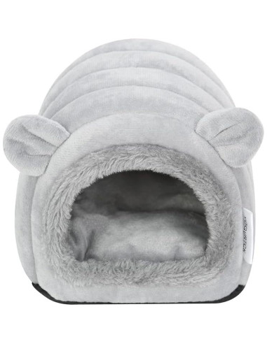 Cueva Nido para Hámster y Erizo YOGURTCK Gris 18x17x14 cm