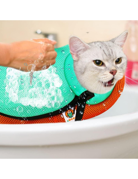 Bolsa de Aseo y Transporte para Gatos AWOOF Ajustable 43.9x26.9cm