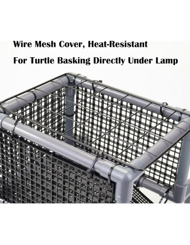 Plataforma de Sol para Tortugas MLONDHSU 30cm x 33cm