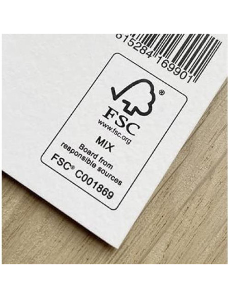 Tarjeta de Bienvenida para Bebé Old English 150x150mm