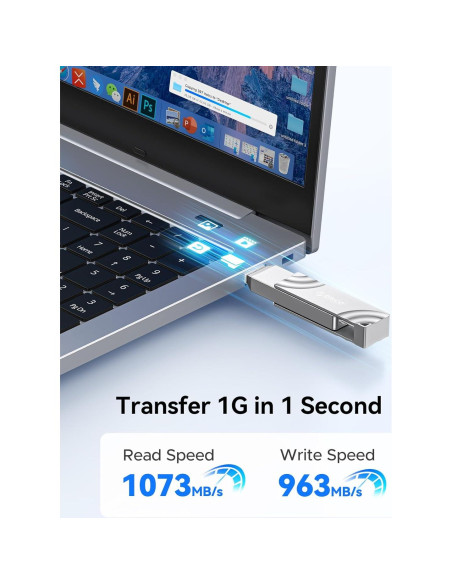 ORICO A10 1TB Disco Duro Sólido Externo USB-C y A