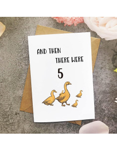 Tarjeta de Nacimiento Unisex MAGJUCHE Pato 5x7 cm 2