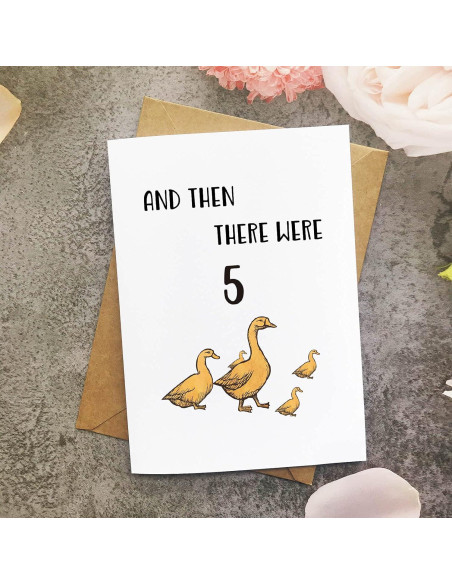 Tarjeta de Nacimiento Unisex MAGJUCHE Pato 5x7 cm