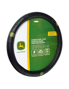 Cubierta de Volante John Deere Deluxe 14.5-15.5" Plasticolor