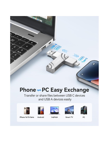 ORICO A10 1TB Disco Duro Sólido Externo USB-C y A