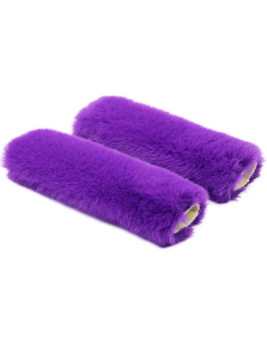 Set Funda de Volante Pinbola 5 Piezas Lana Sintética 36-38cm Púrpura