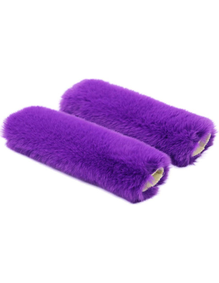 Set Funda de Volante Pinbola 5 Piezas Lana Sintética 36-38cm Púrpura