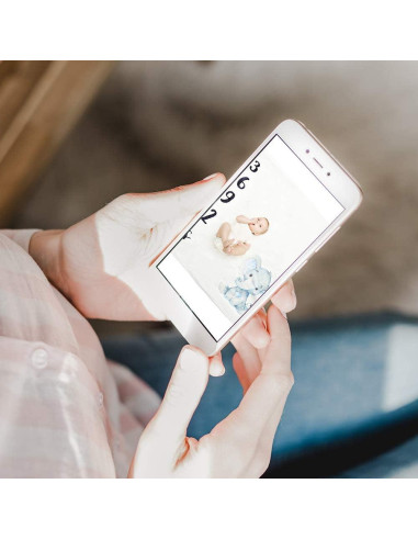 Manta de Hitos Mensuales Besbaby Elefante Azul 119x102cm