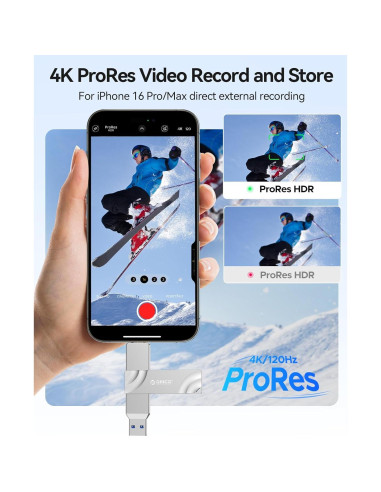 ORICO A10 1TB Disco Duro Sólido Externo USB-C y A