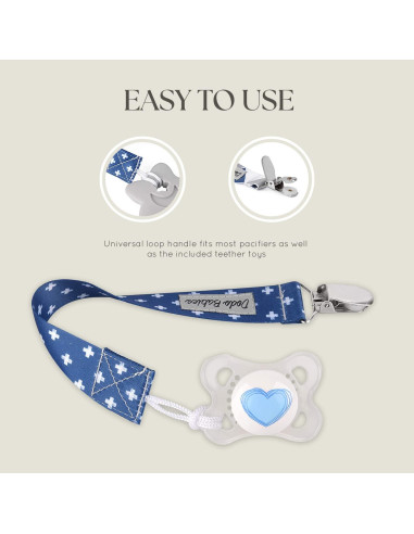 Juego de Clip para Chupete y Mordedor Dodo Babies - 6 Piezas