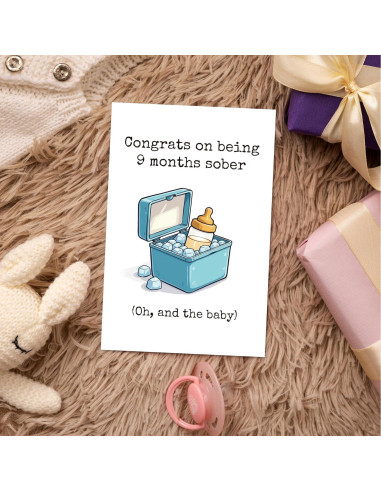 Tarjeta de Felicitación para Nuevos Bebés Zoytonky 20.5x13.6cm