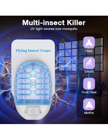 12 Tarjetas de Pegamento Repuesto Bammy para Trampas de Moscas