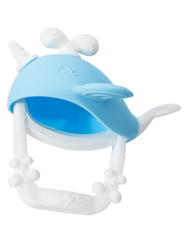 Mordedor de Silicona PandaEar Ballena para Bebés 0-12 Meses